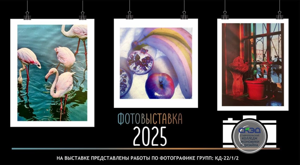 Фотовыставка по дисциплине «Фотографика» СКЭД